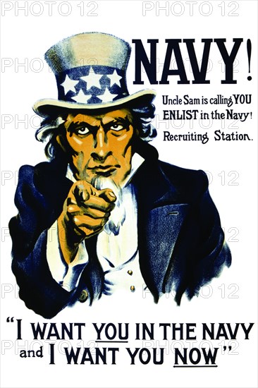 Navy! Uncle Sam is calling you--enlist in the Navy!  1917