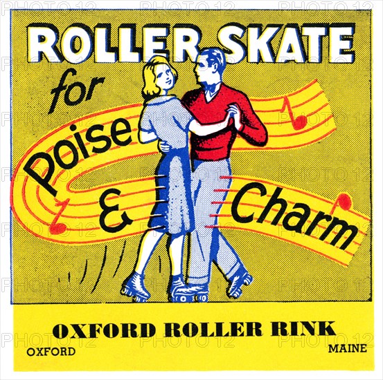 Roller Skate - Poise & Charm 1950
