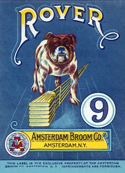 Rover 9 Broom Label