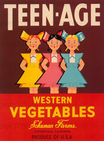 Teen - Age Western Vegetables 1940