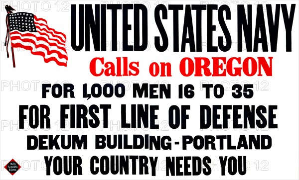 United States Navy calls on Oregon 1917