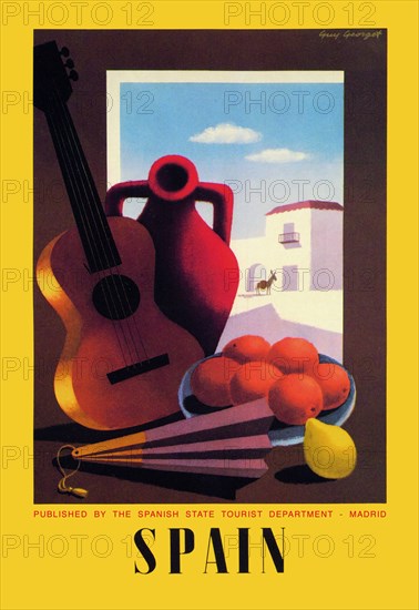 Spain: Guitar and Oranges