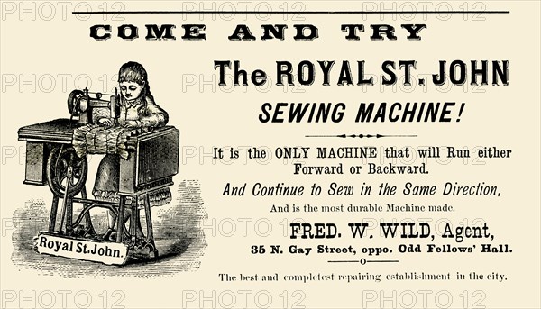 The Royal St. John Sewing Machine