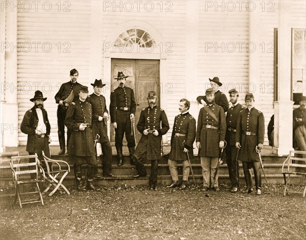 Major General Geo. G. Meade and staff 1863