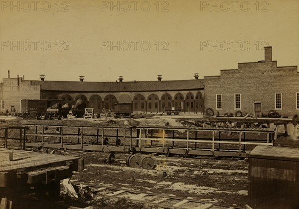 R.R. roundhouse Petersburg, VA 1863