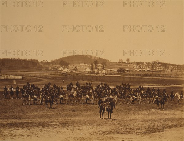 17th New York Battery Artillery Depot, Camp Barry, near Washington, D.C. 1861