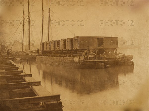 View down the Potomac from Union Arch 1863