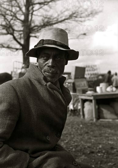 African American Evicted sharecropper, New Madrid County, Missouri 1939