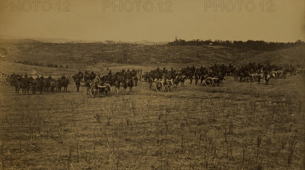 Battery of thirty-two pounders, Fredericksburg, May 3, 1863 1863