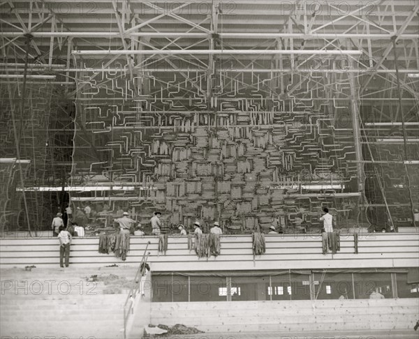 Manufacture of Camouflage Netting at Japanese Internment Camp 1942