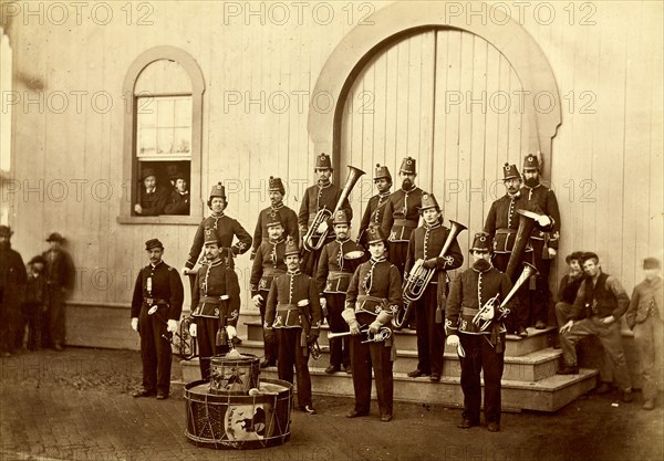 Band of 10th Veteran Reserve Corps, Washington, D.C., April, 1865 1865