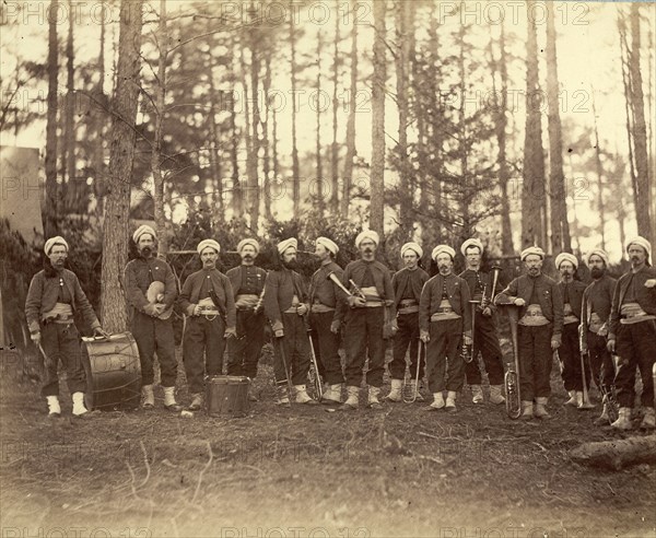 Band of 114th Pennsylvania Infantry, in front of Petersburg, Va., August, 1864 1864