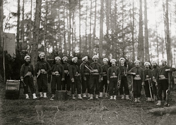 Brandy Station, Va. Band of the 114th Pennsylvania Infantry (Zouaves) 1864