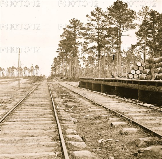 City Point, Virginia. Supply buildings 1865