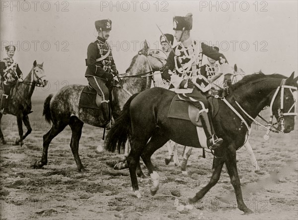 Crown Prince of Germany and staff