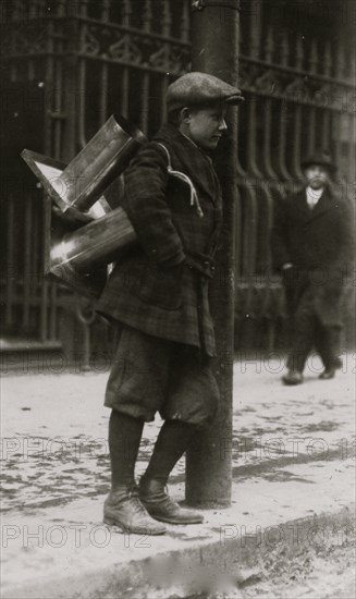 Edward Williams, 328 E Street, South Boston. 14 years old. Messenger for William H. Mitchell & Sons Co. 1917