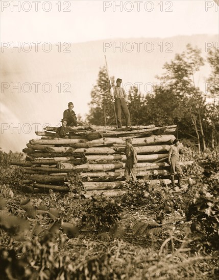 Elk Mountain, Maryland. Signal tower overlooking Antietam battlefield 1862