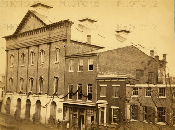 Ford's Theatre, scene of the assassination 1865