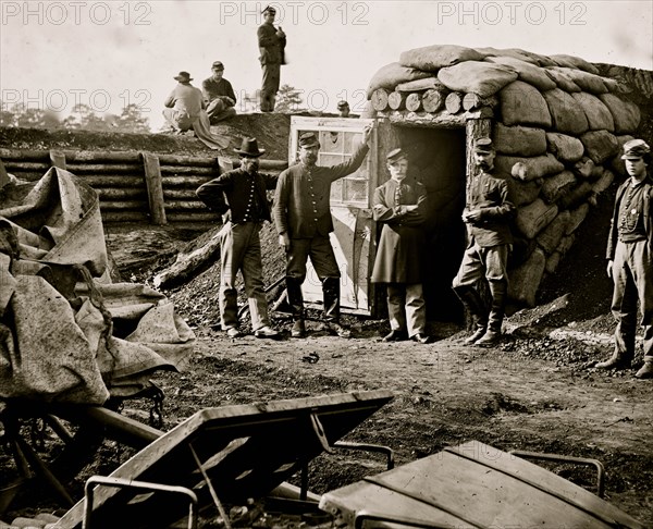 Fort Burnham, Va. (the former Confederate Fort Harrison). Federal ...