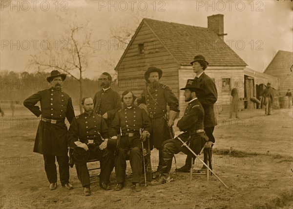 Fort Harrison, Va. Group of surgeons of the Army of the James 1865 ...