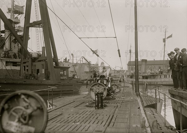 German U-Boat at Navy Yd.