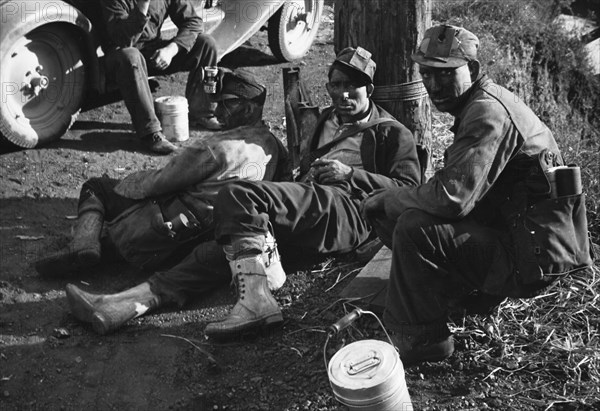 Group of coal miners, Williamson, West Virginia 1935