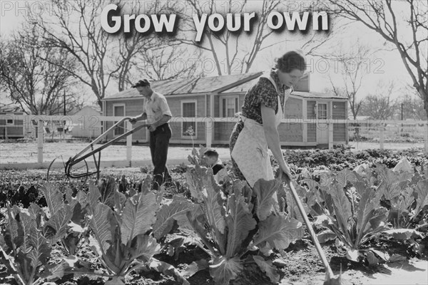 Homegrown food is homegrown wealth.  1936