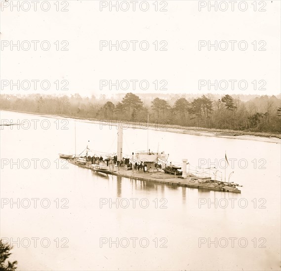 James River, Va. U.S.S. Casco, light-draft monitor 1863