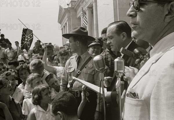 Little Rock, 1959. Rally at state capitol 1959