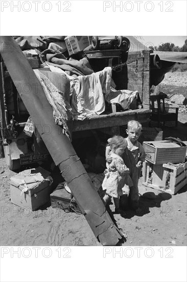 Migratory children living in "Rambler's Park."  1939