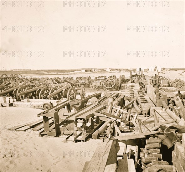 Morris Island, S.C. Ordnance depot 1864