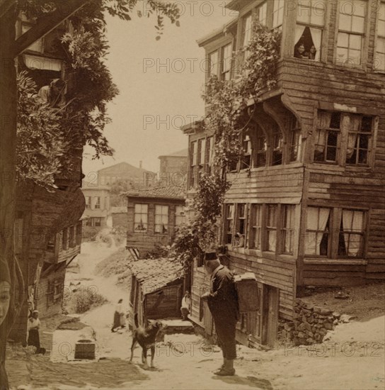 Jewish Quarter of Constantinople or Istanbul 1898