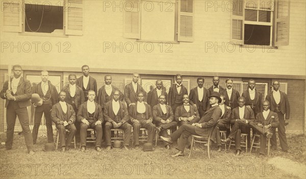 African American baseball team, Danbury, Connecticut 1880