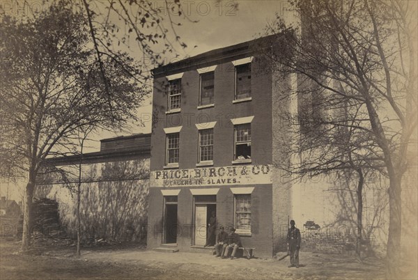 Front of "slave pen," Alexandria, Va. 1864