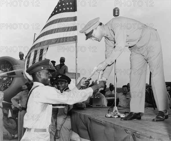 Pilot's Diploma at Tuskegee Airfield, Alabama 1942