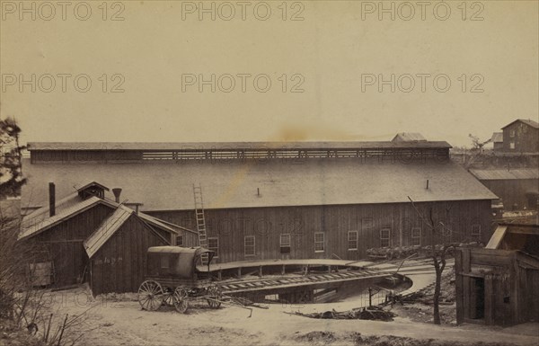 Railroad Turntable at Petersburg Virginia 1863