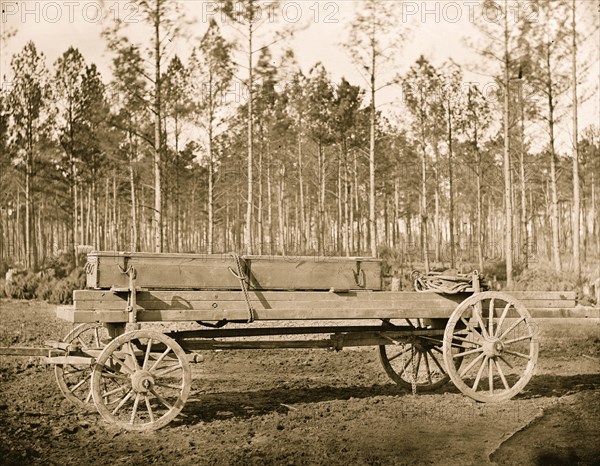 Rappahannock Station, Va. Pontoon wagon, 50th New York Engineers 1864