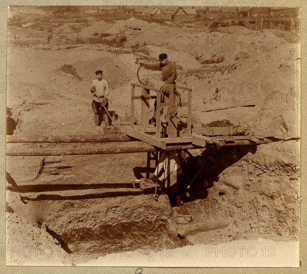 Recovery of gold-bearing sand. [Berezovski] 1910