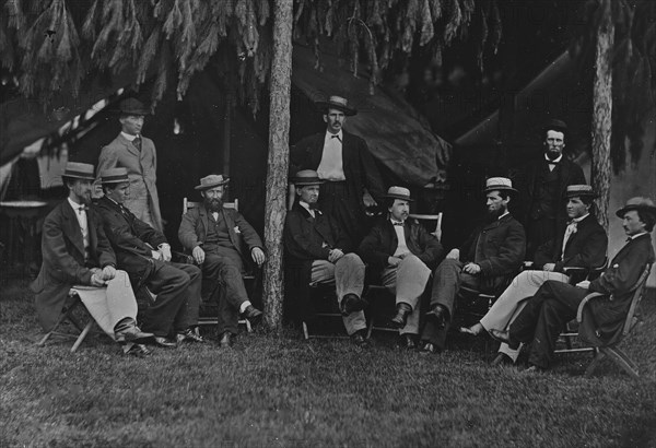 Richmond, Virginia. Military telegraph operators 1865