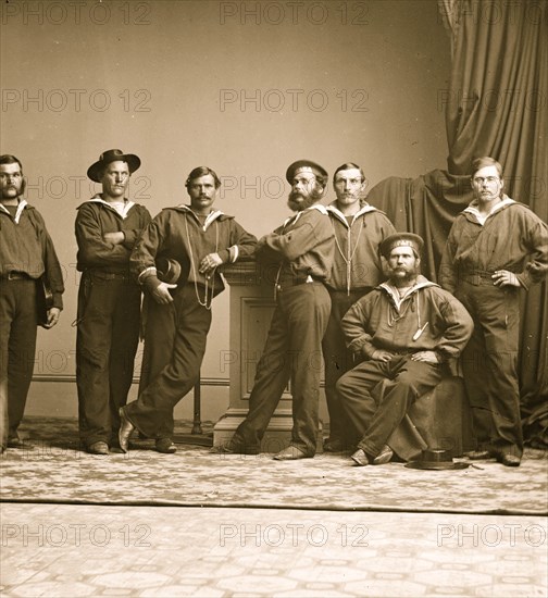 Seaman Pose for Camera in studio 1863