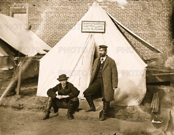 Transportation office, Aquia Creek, Va. 1863