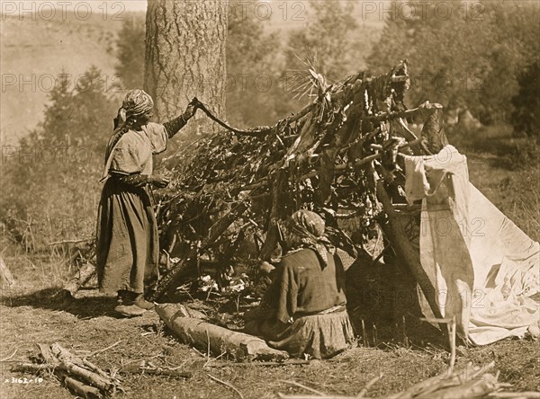 Drying meat--Flathead 1910