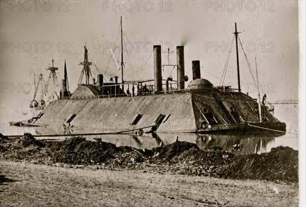 U.S. iron clad gunboat Essex 1863