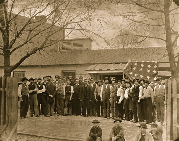 Washington, District of Columbia. Group of Quartermaster Corps employees 1865