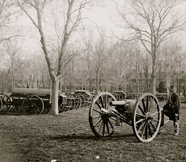 Washington, District of Columbia. Wiard gun at U.S. Arsenal 1862