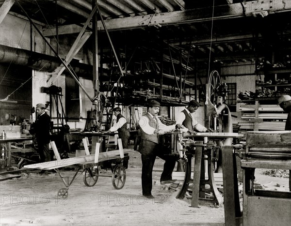 Woodworking Class 1899