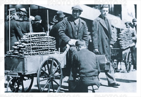 Early Philadelphia Pretzel Vendor