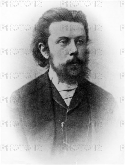 Russian composer modest mussorgsky (1835-1881). - Photo12-Sovfoto-UIG