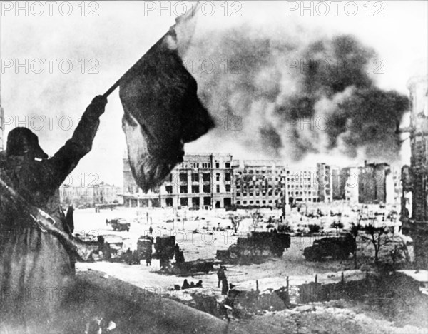 In feburary 1943, the 330,000 strong nazi forces encircled outside stalingrad, ceased its resistance and surrendered.