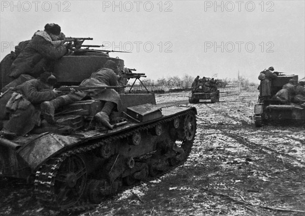 The third ukrainian front, a battle in kherson region, reproduction.